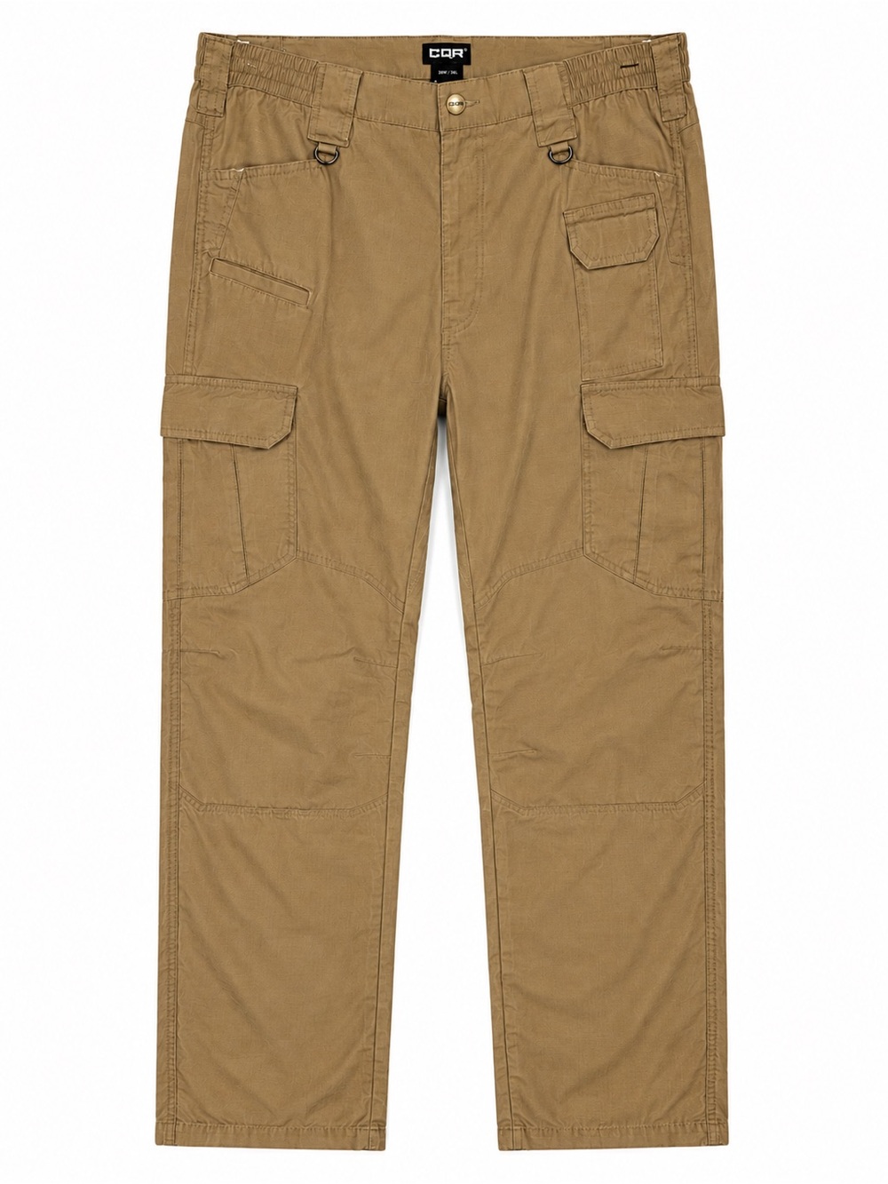 CQR Tactical Cargo Pants Mens 38x36 Khaki Ripstop Utility Hiking Work Pants